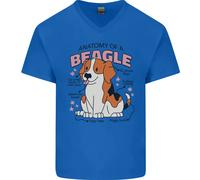 Anatomia Del Beagle Maglietta In Cotone A V Per Uomo Divertente