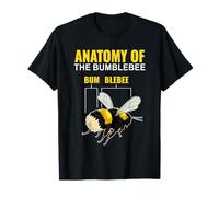 Anatomia del Calabrone Divertente Carino Bee Amanti Maglietta