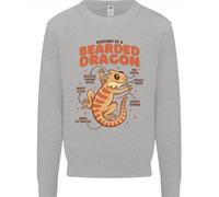 Anatomia Del Drago Barbuto Lucertole, Rettili, Uomo Felpa Maglione