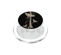 Anatomia della falena gotica della colonna vertebrale della luna occulta della natura PopSockets PopGrip per MagSafe