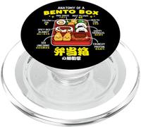 Anatomia di un Bento Box Carino Kawaii Cibo Stile Giapponese PopSockets PopGrip per MagSafe