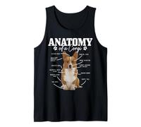 Anatomia di Un Corgi Divertente Cane Carino Corgi Mamma Corgi papà Canotta