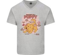Anatomia Di Un Cucciolo Uomo T-Shirt In Cotone A V