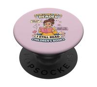 Anatomia di un lettore Amante del libro Leggere libri per bambini PopSockets PopGrip Adesivo