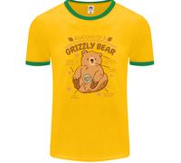 Anatomia Di Un Orso Grizzly Uomo Ringer T-Shirt FotL