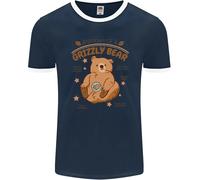 Anatomia Di Un Orso Grizzly Uomo Ringer T-Shirt FotL