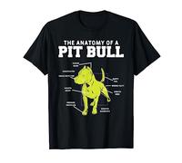 Anatomia Di Un Pitbull Divertente Pit Bull Pet Dog Lover Maglietta