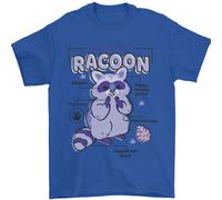 Anatomia Di Un Procione Divertente Uomo T-Shirt 100% Cotone