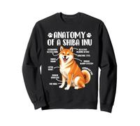 Anatomia di Un Shiba Inu - Cane Giapponese papà Cane Mamma Felpa