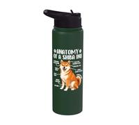 Anatomia Di Un Shiba Inu - Cane Giapponese Papà Cane Mamma Stainless Steel Insulated Water Bottle