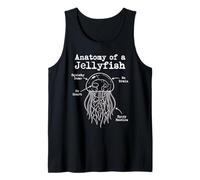 Anatomia di Una Medusa Spicy Noodles Funny Marine Biology Canotta