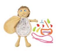 Anatomia Giocattoli del Corpo Umano 3D Peluche Organo Anatomia Bambola Strumento Dattico Early Learning Organi Giocattoli Per Il Corpo Organo Coscienza Per Casa Prescolare Attrezzature Didattiche