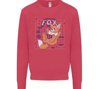 Anatomia Of A Fox Volpi Divertente Bambini Felpa Maglione