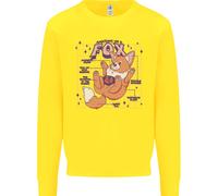 Anatomia Of A Fox Volpi Divertente Bambini Felpa Maglione