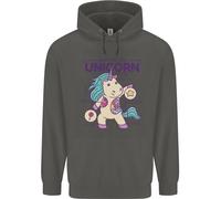 Anatomia Of A Unicorn Divertente Fantasia Bambini Felpa con Cappuccio