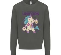 Anatomia Of A Unicorn Divertente Fantasia Bambini Felpa Maglione
