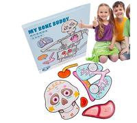 Anatomia puzzle | Gioco di anatomia del corpo umano | Gioco anatomico del corpo umano per bambini