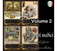 anatomia vintage tarocchi carte antiche medicina chirurgia farmacia mappe set V2