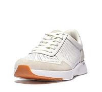 Anatomiflex Mens Leather-Mix Sneakers Bianco - Taglia 45