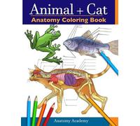 Anatomy Academy Animal & Cat Anatomy Coloring Book (Tascabile)