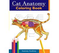Anatomy Academy Cat Anatomy Coloring Book (Tascabile)