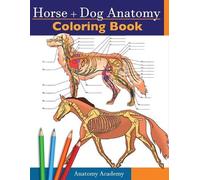 Anatomy Academy Horse + Dog Anatomy Coloring Book (Tascabile)