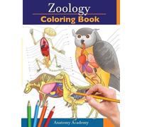 Anatomy Academy Zoology Coloring Book (Tascabile)