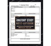 Anatomy Study Notes Notebook: Veterinary Note-Taking Journal for Medical & Science Students | 100 Pages