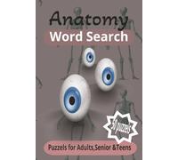 Anatomy Word Search: 50 Anatomy Word Search, Body Part and More|6x9 inches ,100 Pages | Gift for Students ,Adults & Seniors