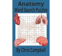 Anatomy Word Search Puzzle Book: 6 X 9 Inch, 110 pages, 55 puzzles, great for Medical Students,