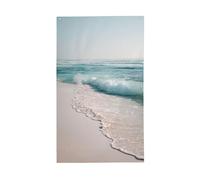 Anatra bianca con fiocco rosa sulla testa bandiere per la casa da cortile, 0,9 x 1,5 m, striscione di auguri con occhielli, decorazioni per interni ed esterni, feste per la casa