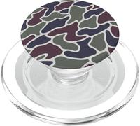 Anatra Camo Waterfowl Caccia Rana Pelle Camouflage Vintage PopSockets PopGrip per MagSafe