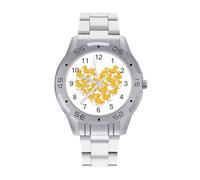 Anatra Cuore Simbolo Amore Uomo Business Watch Moda In Acciaio Inox Orologi Da Polso Personalizzato Facile Leggere Orologi per