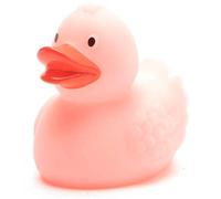 Anatra da bagno che si illumina al buio, 7,5 cm, colore rosa