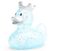 Anatra da bagno con glitter blu - con portachiavi in gomma in set, paperla, reale, glitter e glamour,