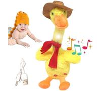 Anatra Danzante Peluche con 120 Canzoni. Anatra Ripetizione Giocattolo con Luci