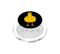 Anatra dei cartoni animati impertinenti con sguardi provocatori Sarcasmo divertente PopSockets PopGrip per MagSafe