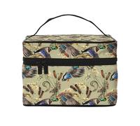 Anatra dell'acquerello, Borsa per il trucco Borsa per cosmetici Borsa da toilette da viaggio portatile Astuccio per matite Astuccio da toilette