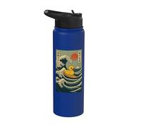 Anatra Di Gomma Surf Giapponese Paperella Di Gomma Stainless Steel Insulated Water Bottle