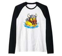 Anatra di Gomma Viking - Anatra di Gomma Amante anatroccolo Maglia con Maniche Raglan