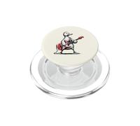Anatra divertente che suona una chitarra, musicista rock, Kitty, stile retrò PopSockets PopGrip per MagSafe