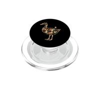 Anatra Floreale Arte Botanica Natura Uccelli acquat PopSockets PopGrip per MagSafe