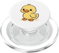 Anatra gialla Kawaii - Simpatica anatra Cartoon Design PopSockets PopGrip per MagSafe