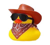Anatra in gomma da cowboy - Giocattolo da bagno anatra - Anatra galleggiante giocattolo da bagno - anatre di gomma Cool - anatra di gomma divertente accessorio