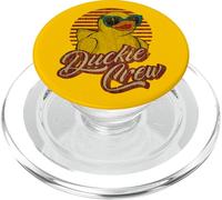 Anatra in gomma gialla vintage anatra equipaggio anatroccolo giocattolo PopSockets PopGrip per MagSafe