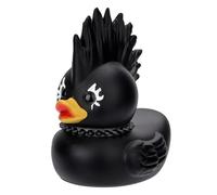 Anatra in Resina Nera, Altezza 9 cm Anatra di Roccia Anatra Giocattolo Divertente Anatra in Resina Scura Regalo di Anatra da Collezione per Bambini Adulti