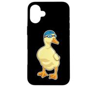Anatra Nuotare Occhialini da nuoto Sport acquatici Custodia per iPhone 16 Plus