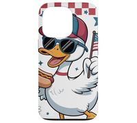 Anatra Patriottica Occhiali Damier Parata 4 Luglio Parade Custodia per iPhone 13 Pro