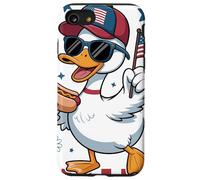 Anatra Patriottica Occhiali Damier Parata 4 Luglio Parade Custodia per iPhone SE (2020) / 7/8