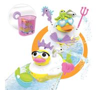 Yookidoo - Jet Duck - Mermaid: Un Giocattolo per il Bagno che Trasforma la Papera in una Magica Sirena Spruzza Acqua!